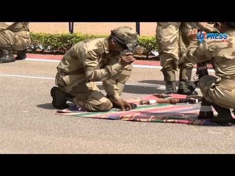 Fifth CISF passing out parade of Assistant Commandants at NISA Hakimpet