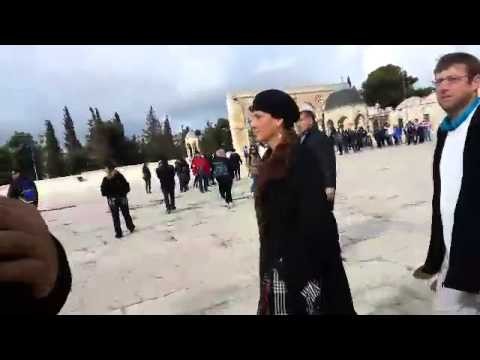 MK Shuli Muallem Harassed by Islamists on Temple Mount