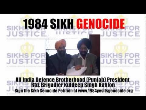 Retired Sikh Military Officers Speak Out Against the 1984 Sikh Genocide