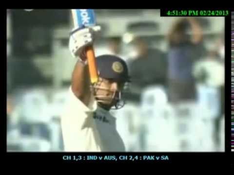 Ms Dhoni 206 vs Australia - India vs Australia 1st test 2013 Highlights Day