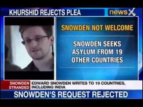 India rejects Asylum for Edward Snowden