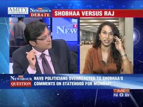 The Newshour Debate: Shobha De versus Shiv Sena