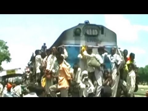Watch: Dangerous and reckless railway commutation in Uttar Pradesh