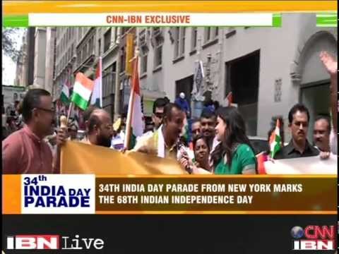 Watch: India day parade in New York