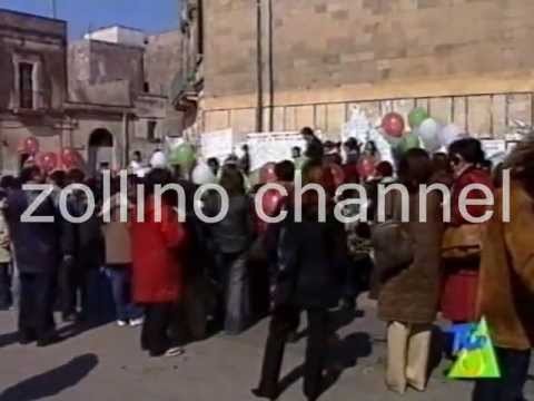 ZOLLINO - 19/03/2003 - Manifestazione per la pace degli alunni delle Scuole