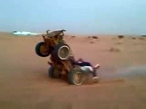 Sweet Iraqi Desert Car Stunt