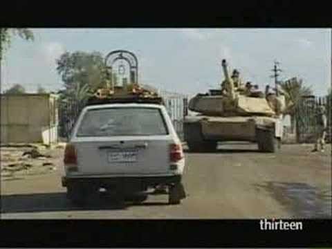 US Tank crushes Iraqi civilian's car 1