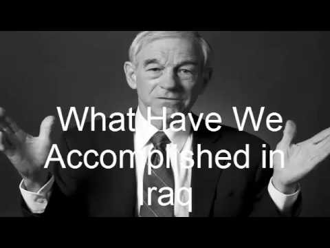 Ron Paul - What Have We Accomplished in Iraq - 18/8/2014