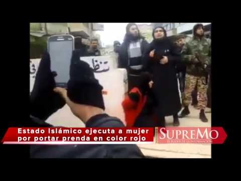 Estado IslÃ¡mico ejecuta a mujer por portar prenda color rojo