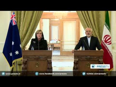 Iran's FM Zarif holds press conference with Australian counterpart Julie Bi