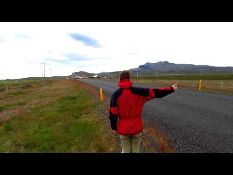 Hitch-hiker's hard life in Iceland