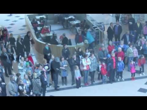 Flashmob at GlerÃ¡rtorg in Akureyri