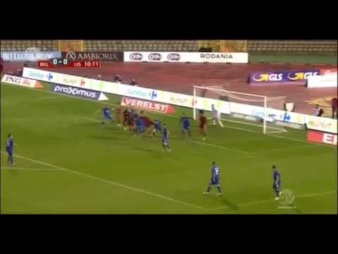 Nicolas Lombaerts Goal   Belgium vs Iceland 1 0 Friendly Match 2014