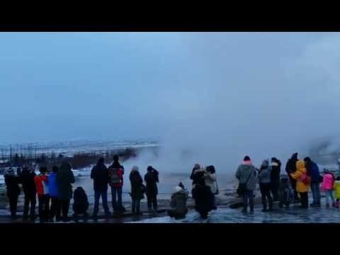Geysir Explosion in Iceland