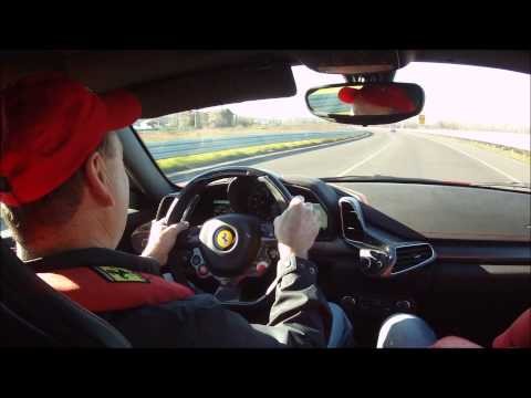 Driving A Ferrari 458 Italia in Maranello