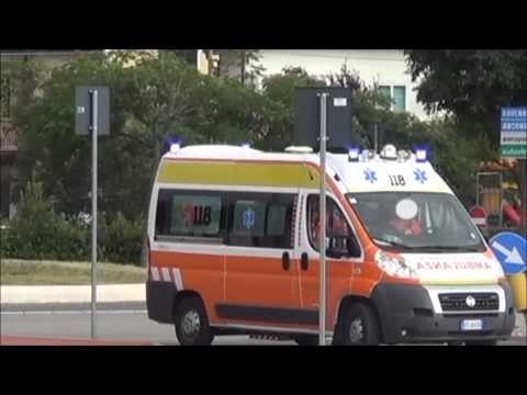 Ambulanza 118 Rimini Soccorso in emergenza -Ambulance in emergency in Italy