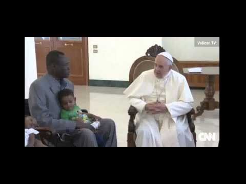 Pope meets with Sudanese woman who faced death penalty for being Christian