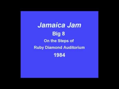 Jamaica Jam by Big 8 - On the Steps of Ruby Diamond Auditorium - 1984