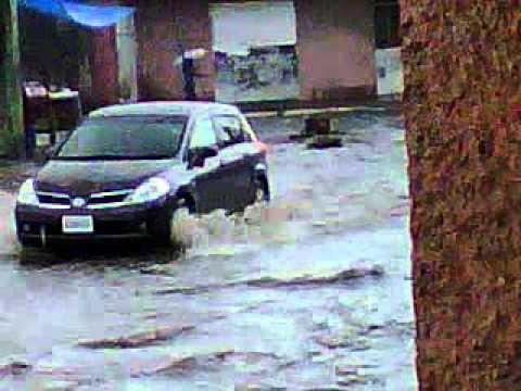 Flooding along waltham park road kingston jamaica