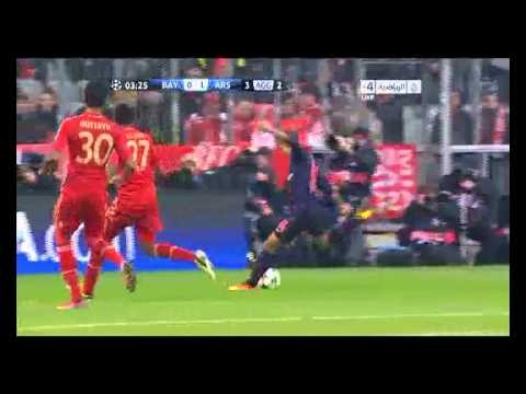 Bayern Munich [0 - 1] Arsenal / O. Giroud Goal 9' [Mars.13 2013] HD