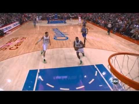 DeAndre Jordan windmill dunk Clippers-Knicks 3-17-13