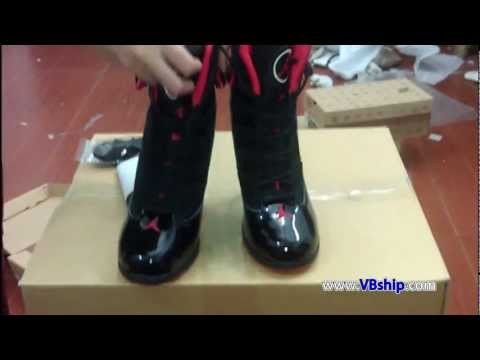 Air Jordan 11 high heels shoes black color