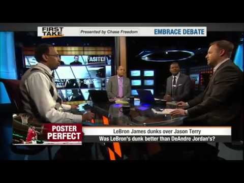 Stephen A. Smith & Mike Hill on Better Dunk: Jordan Or LeBron? | ESPN First