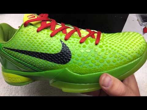 New Nike Kobe VI \Grinches\ Colorway *Exsneaker*