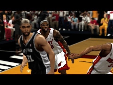NBA 2K14 Gameplay - San Antonio Spurs Vs Miami Heat (NBA 2K13 Mod)