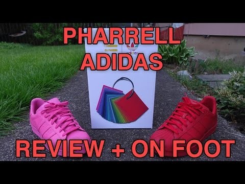 adidas x Pharrell Williams - â€œSupercolorâ€ Superstar Review + On Foot