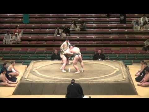 Kotootori vs Ikinoshima Day 10 Sumo Natsu Basho May 2013