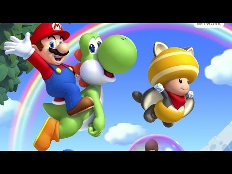 New Super Mario Bros U Walkthrough part 5 (60 FPS) Soda Jungle All Star Coi