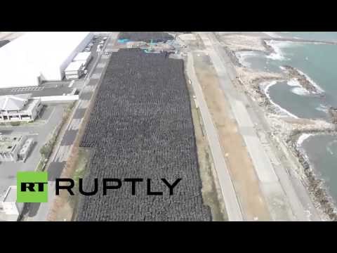 Nuclear Waste: Drone buzzes Fukushima temporary storage facility