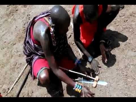 Making Fire Using Sticks and Twigs