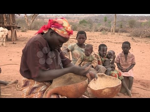 Kenya: Cleaning Maize. Stock Footage