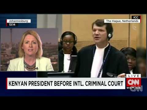 Kenya leader at ICC over violence charges