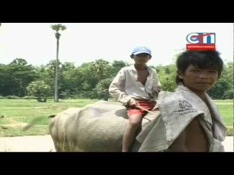 Cambodia Tour 2013 :  Prey Veng Landscape with oldies song