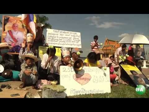 RFA News - 14.05.2013 - Land Victims ask the King to free activist Yorm Bop