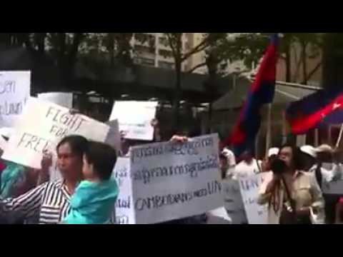 Hot News! Khmer Citizens in US Now Is Holding Demonstration on August 20
