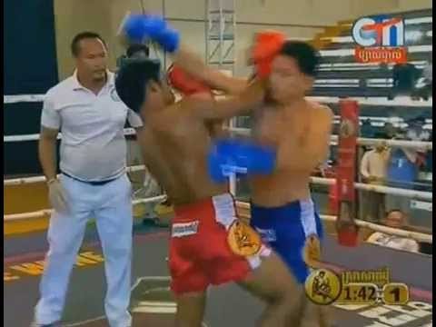 khmer boxing 2015 | Maov Damdouch Vs Sery Rotana | cambodia boxing 2015