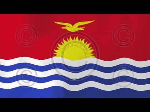 [loopable] Flag of Kiribati - Royalty-Free Stock Footage