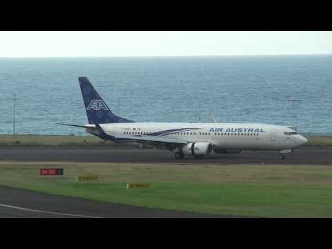 Atterrissage Boeing 737-800 Air Austral