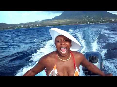 TonyaTko FULL THROTTLE - Nevis Sailing Lesson Pt. 6: Sailing the boat Btwn 