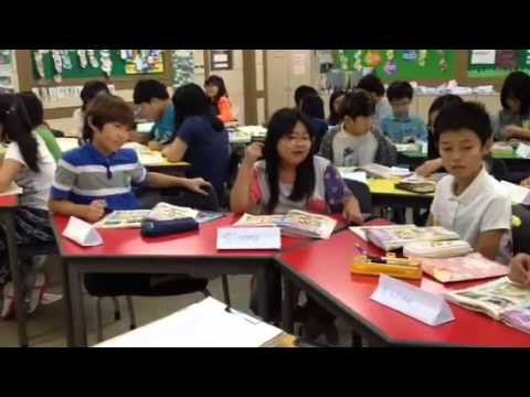 Korean Kids in English Class