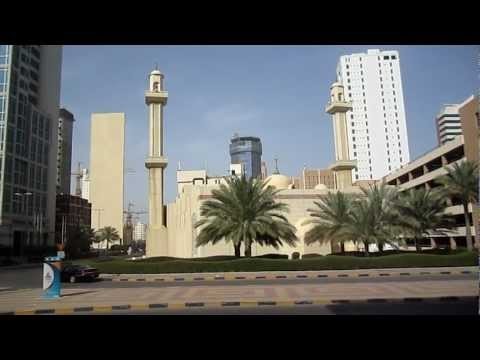 The several-times-a-day call to prayer in Kuwait City