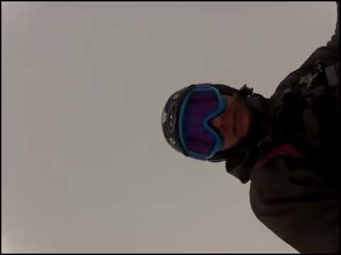 Skiing at Altai Alps Jan 2013