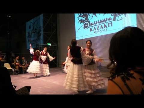 Kazakh traditional dance Nauryz 2015 UEA