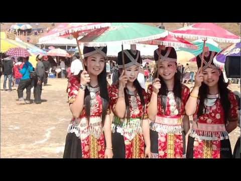 Hmong Laos New Year in Phonsavahn and Go to Laos to visit my relatives 2012