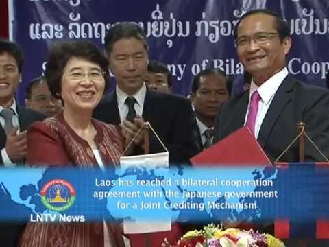 Lao NEWS on LNTV-Laos has reached a bilateral cooperation agreement with Ja