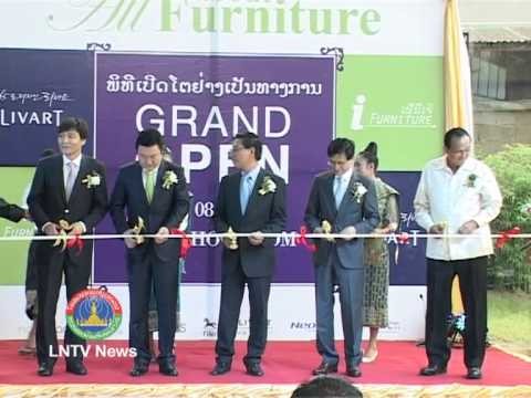 Lao NEWS on LNTV-I Furniture Sole Company opens with \All about Furniture\.